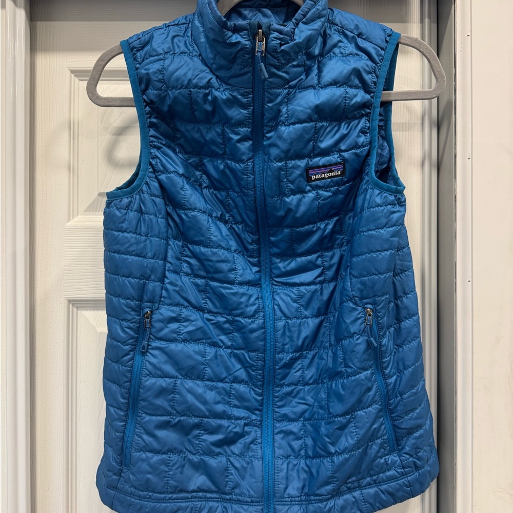 Patagonia Blue Insulated Quilted Vest